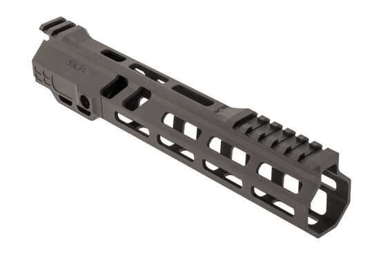 SLR Rifleworks 9.7" Ion HDX AR-15 handguard with interrupted top rail features M-LOK on four sides and a black finish